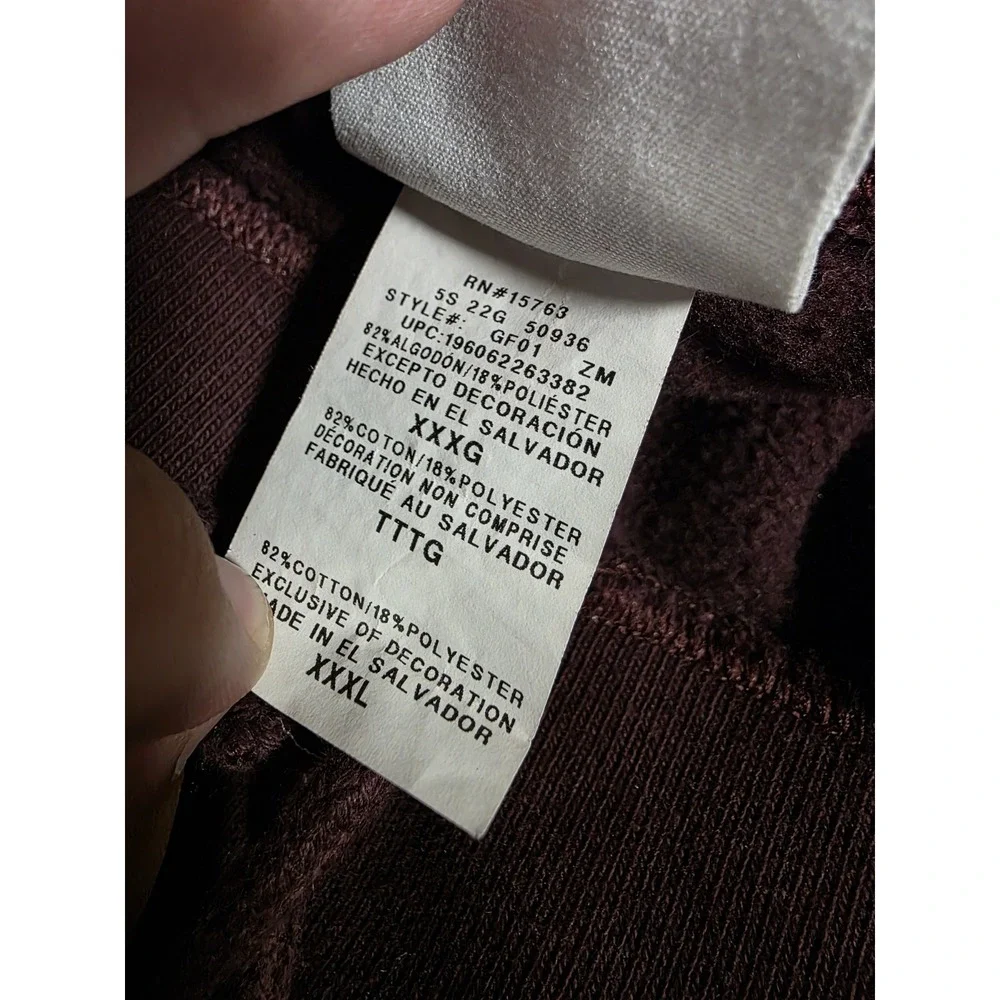 Vtg Champion Reverse Weave Jogger Sweatpants Maroon Men's 3XL GF01